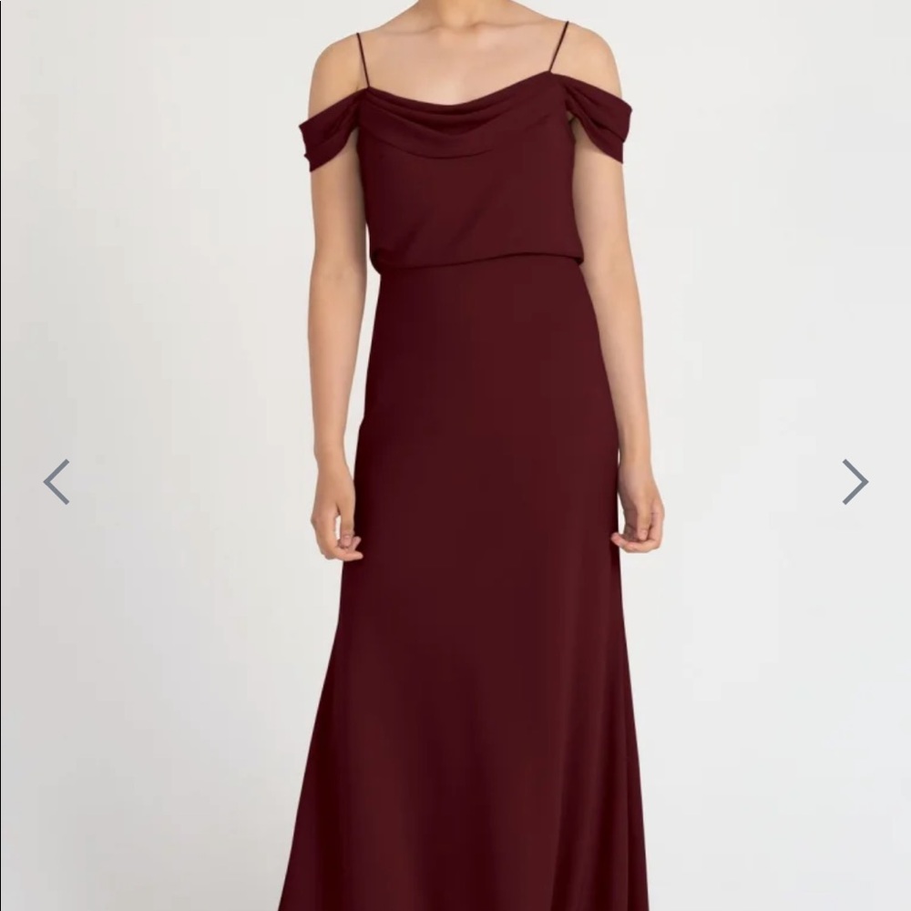 COPY - Wine Red Bridesmaid Dress